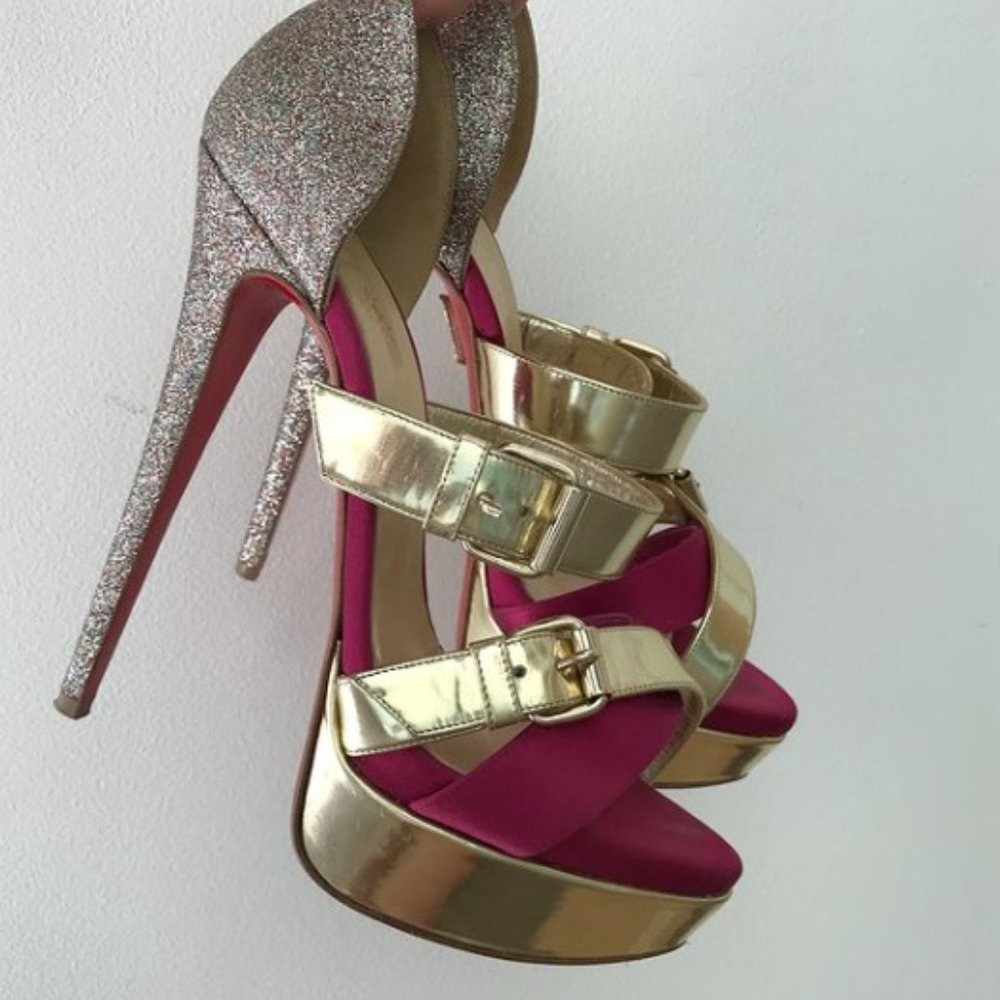 Christian Louboutin Ambertina 150 Specchio Size 38 - Picture 5 of 11